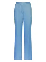 Loria Crepe Wide-Leg Pants