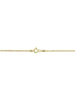 14K Yellow Gold Roman Rope Necklace