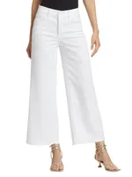 Good Waist Palazzo Ankle-Crop Jeans