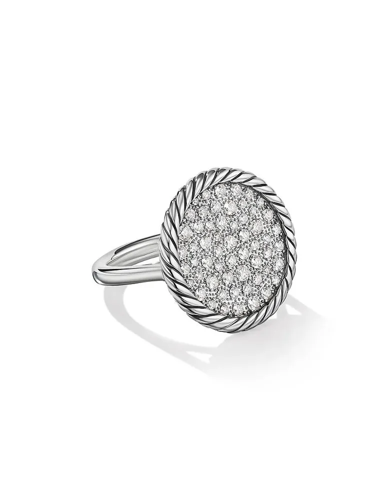 DY Elements Ring With Pavé Diamonds