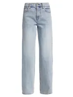 Trish Mid-Rise Stretch Baggy Jeans