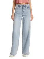 Trish Mid-Rise Stretch Baggy Jeans