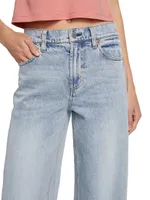 Trish Mid-Rise Stretch Baggy Jeans