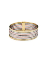 14K Tricolor Gold Power Stack II Ring