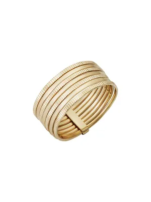 14K Yellow Gold Power Stack II Ring