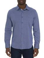 Liotta Geometric Button-Front Shirt