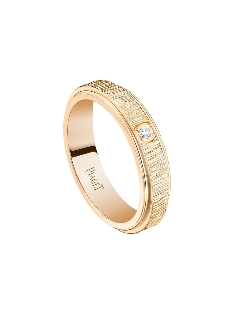 Possession 18K Rose Gold & 0.02 TCW Diamond Band