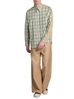 Flare Linen & Cotton Trousers