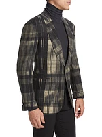 Kent Plaid Silk Blazer