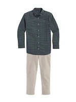 Little Boy's & Gingham Classic-Fit Shirt