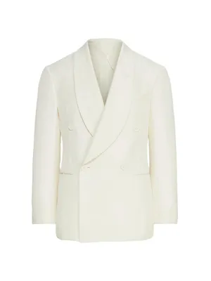 Kent Silk Double-Breasted Blazer