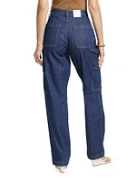 Axelle Denim Cargo Pants