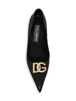 65MM Logo Leather Pumps