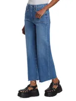 Anessa Raw Wide-Leg Jeans