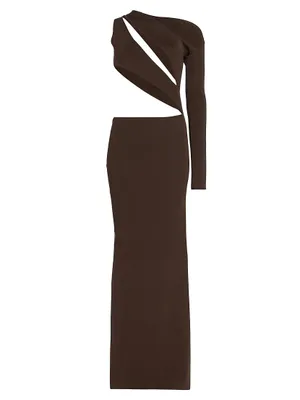 Actin Slashed Cut-Out Gown