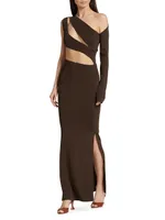 Actin Slashed Cut-Out Gown
