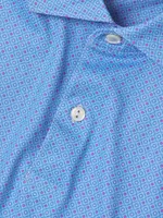 Crown Crafted Lloyd Geo Dot Performance Polo Shirt