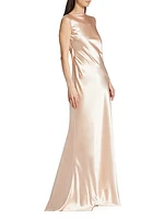 Charlie Crepe Satin Gown