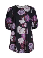 Maye Floral Cotton Poplin Tunic