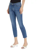 Roxanne Mid-Rise Stretch Skinny Ankle Jeans