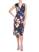 Gretel Floral Wrap Midi-Dress