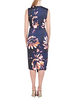 Gretel Floral Wrap Midi-Dress