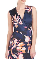 Gretel Floral Wrap Midi-Dress