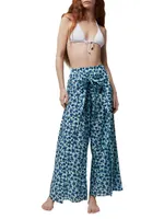 Turtles Leopard Cover-Up Pants