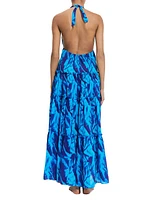 Les Draps Halter Cover-Up Dress