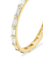 East West 14K Yellow Gold & 0.831 TCW Diamond Baguette East West Band Ring