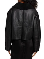 Shearling Crop Jacket