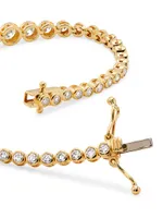 14K Yellow Gold & 3.6 TCW Diamond Tennis Bracelet