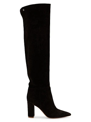 Piper 85MM Suede Over-The-Knee Boots