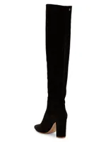 Piper 85MM Suede Over-The-Knee Boots