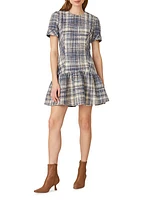 Eleanor Plaid Tweed Minidress