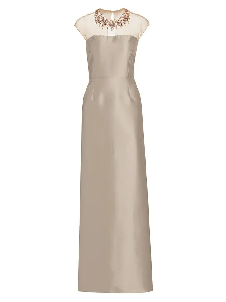 Irina Mikado Satin Gown