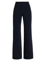 Macy Wide-Leg Crepe Pants