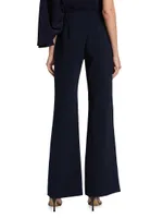 Macy Wide-Leg Crepe Pants