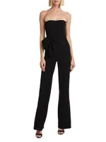Whitley Crepe Strapless Jumpsuit