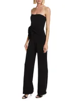 Whitley Crepe Strapless Jumpsuit