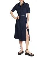 Kieran Denim Midi-Shirtdress