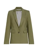 Sevi Linen-Blend Blazer