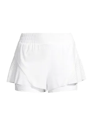 Hype Double-Layered Ruffled Shorts