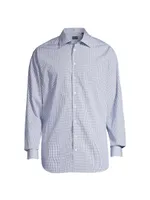 Micro Plaid Dress Shirt