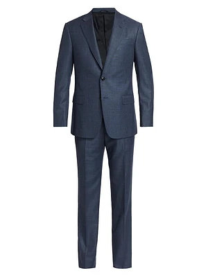 Wool Single-Breasted Suit