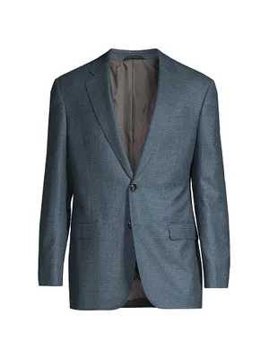 Check Wool-Cashmere Sport Coat