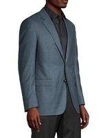 Check Wool-Cashmere Sport Coat