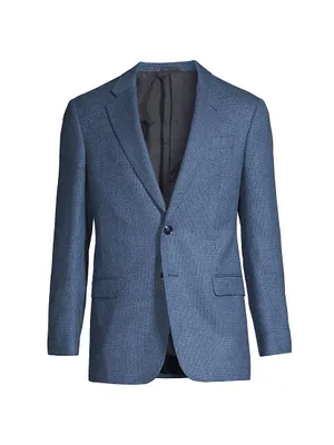 Textured Wool-Cashmere Sport Coat