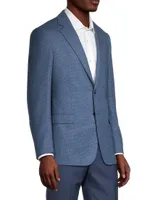 Textured Wool-Cashmere Sport Coat