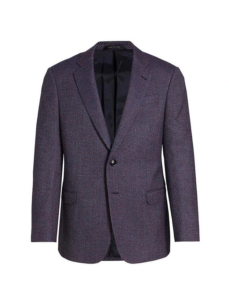 Colorful Wool-Cashmere Sportcoat